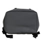 Gray Polyester Logo Print Travel Back Pack Bag