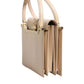 Beige Leather Ingrid Top Handle Shoulder Bag