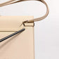 Beige Leather Ingrid Top Handle Shoulder Bag