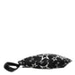 Black White Stars Pattern Clutch Pouch Bag