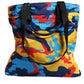 Multicolor Camouflage Nylon Shopping Tote Bag