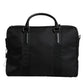 Black Logo Plaque Double Handle Messenger Bag