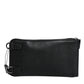 Black Leather Purse Crossbody Sling Phone Bag