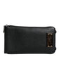 Black Leather Purse Crossbody Sling Phone Bag