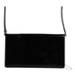 Black Patent Leather Logo Plaque Crossbody Bag