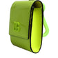 Yellow Green Bifold DG Logo Neck Strap Cardholder Wallet