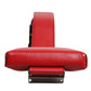 Red Leather Logo Zip Around Card Holder Wide Strap Wallet