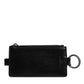 Black Horse Leather Lanyard Logo Card Holder Wallet