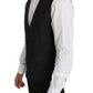 Elegant Slim Fit Gray Wool Vest