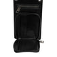 Black Horse Leather Zip Logo Shoulder Neck Strap Wallet