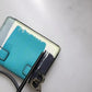 Multicolor Leather DG Logo Bifold Card Holder Wallet