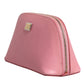 Pink Leather DG Logo Zip Around Hand Purse Pouch Wallet