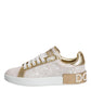 White Portofino Mother Of Pearl Sneakers Casual Shoes