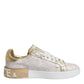 White Portofino Mother Of Pearl Sneakers Casual Shoes