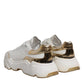 White Gold DAYMASTER Leather Sneakers Shoes