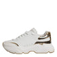 White Gold DAYMASTER Leather Sneakers Shoes