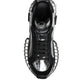 Black Silver SUPER KING Leather Sneaker Shoes