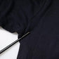 Blue Silk Collared Short Sleeves Polo T-shirt