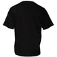 Black Logo Print Cotton Crew Neck T-shirt