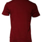 Maroon Logo Crew Neck Short Sleeves T-shirt