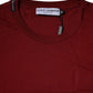 Maroon Logo Crew Neck Short Sleeves T-shirt