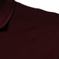 Maroon Collared Short Sleeves Polo T-shirt