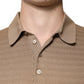 Brown Collared Short Sleeves Polo T-shirt