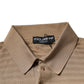 Brown Collared Short Sleeves Polo T-shirt