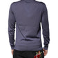 Gray Cashmere V-neck Men Pullover Sweater