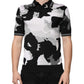 Multicolor Camouflage Collared Polo T-shirt