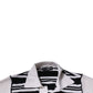 Black White Stripes Collared Polo T-shirt