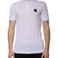 White Collared Short Sleeves Polo T-shirt