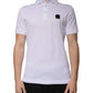 White Collared Short Sleeves Polo T-shirt