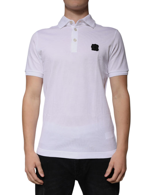 White Collared Short Sleeves Polo T-shirt