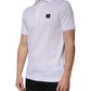 White Collared Short Sleeves Polo T-shirt