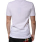 White Collared Short Sleeves Polo T-shirt