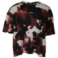 Multicolor Camouflage Crew Neck T-shirt