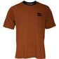 Brown DG Logo Polyester Crew Neck T-shirt