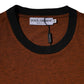 Brown DG Logo Polyester Crew Neck T-shirt