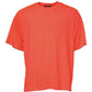 Orange Logo Polyester Crew Neck T-shirt