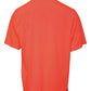 Orange Logo Polyester Crew Neck T-shirt