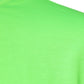 Green Logo Polyester Crew Neck T-shirt