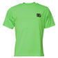 Green Logo Polyester Crew Neck T-shirt