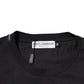 Black Logo Print Cotton Crew Neck T-shirt