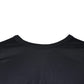 Black Cotton Crew Neck Short Sleeves T-shirt