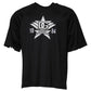 Black Logo Print Cotton Crew Neck T-shirt