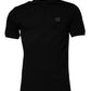 Black Collared Short Sleeves Polo T-shirt