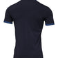 Blue Cotton Stretch Crewneck Underwear T-shirt