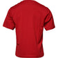 Red Logo Print Cotton Crew Neck T-shirt