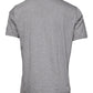 Gray Cotton Crew Neck Short Sleeves T-shirt